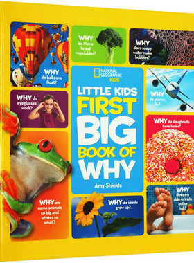 美国国家地理儿童科普百科书 National Geographic Little Kids First Big Book of Why 彩色绘本图画书 英文原版儿童科普进口书籍