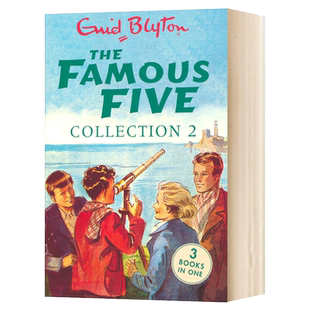 五个小伙伴历险记三合一故事集4-6 The Famous Five Collection 2 英文原版儿童英语章节小说书 Enid Blyton 伊妮德布莱顿