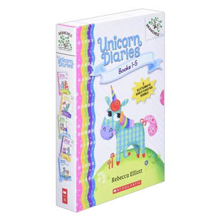 Unicorn Diaries Books 1-5 独角兽日记 5册套装 学乐大树系列 英文原版儿童趣味漫画章节书 进口英语书籍