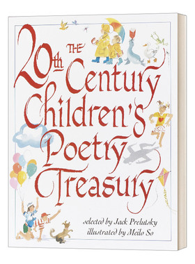20世纪兰登儿童诗歌集 精装大开彩绘 The 20th Century Children's Poetry Treasury 英文原版儿童绘本 进口英语书籍
