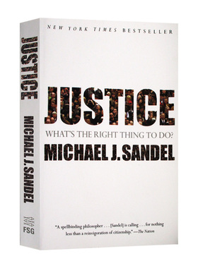 公正 该如何做是好 Justice What's the Right Thing to Do 做哪些事是正确 迈克尔桑德尔公开课 英文原版逻辑思维书单 罗辑思维
