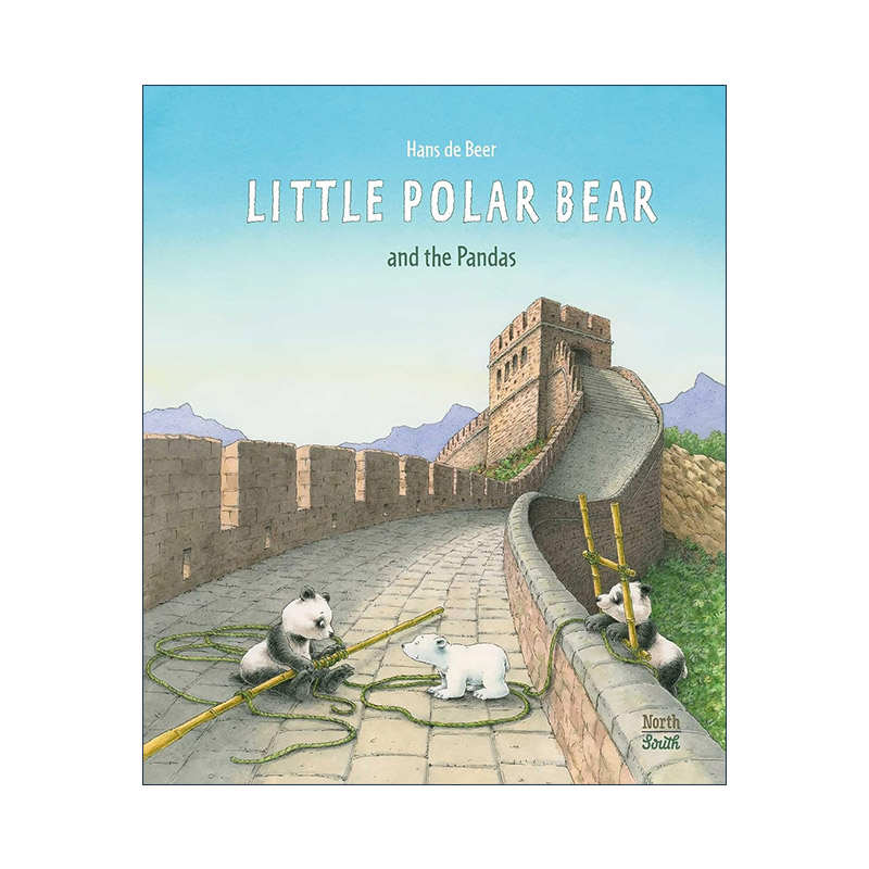 英文原版 Little Polar Bear and the Pandas 小北极熊和熊猫 精装图画书 英文版 进口英语原版书籍