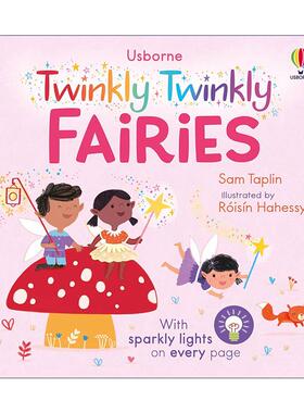 英文原版 The Twinkly Twinkly Fairies 闪闪发光的小仙女 儿童启蒙机关互动绘本纸板书 英文版 进口英语原版书籍