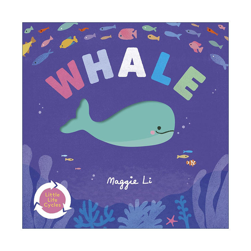 英文原版 Little Life Cycles Whale 生命周期 鲸鱼 儿童自然科学科普百科纸板书 英文版 进口英语原版书籍