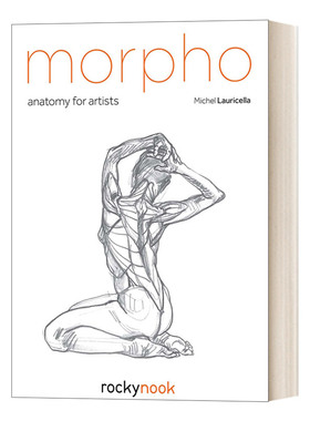 艺用人体结构 形态 Morpho Morpho Anatomy for Artists英文原版美术绘画教程 进口英语书籍