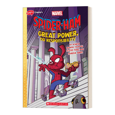 英文原版 Spider-Ham Great Power  No Responsibility 蜘猪侠 漫威 Peter Porker 图画故事书 英文版 进口英语原版书籍