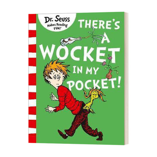 DR.SEUSS There's a Wocket in My Pocket! 苏斯博士 蓝色系列绘本 英文原版儿童绘本 进口英语书籍