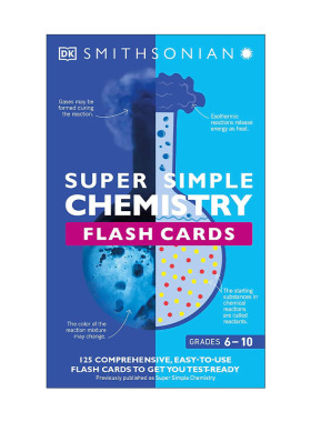 英文原版 Super Simple Chemistry Flash Cards 简易化学复习卡 DK科普百科学习指南 英文版 进口英语原版书籍