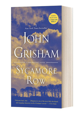 锡卡莫尔街 Sycamore Row 英文原版侦探小说 Jake Brigance Book 2 约翰·格里森姆John Grisham 进口英语书籍