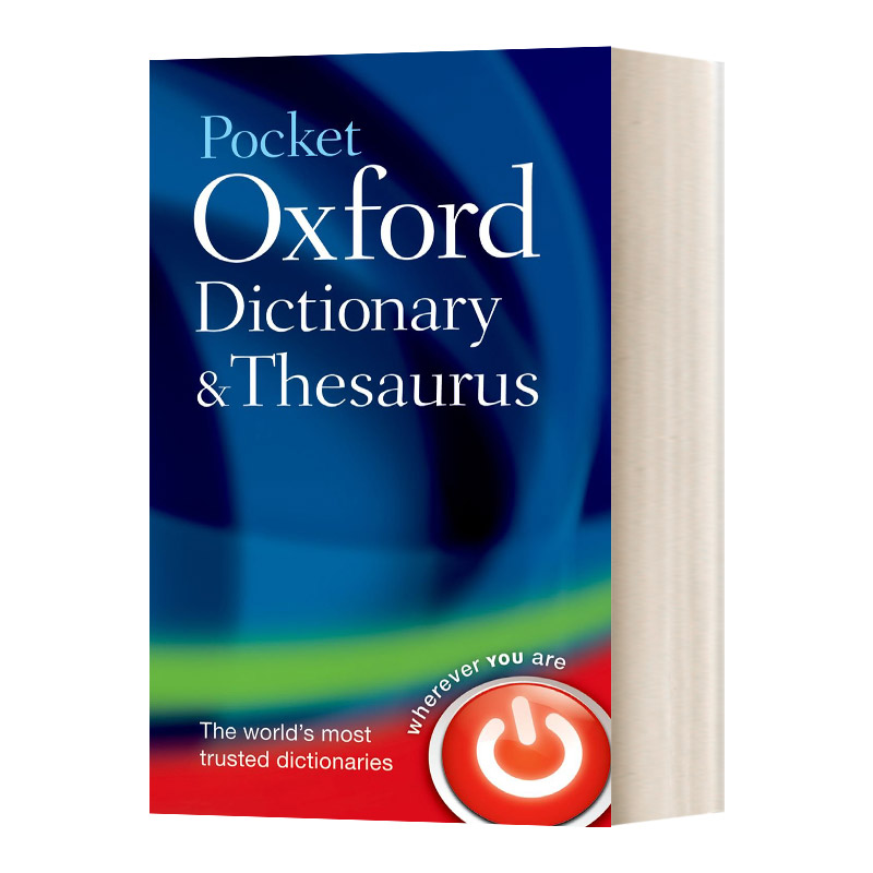 Pocket Oxford Dictionary and Thesaurus袖珍牛津字典和词库第2版英文原版词典字典进口英语工具书籍