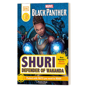 DK分级读物L2 Readers Marvel 英文原版 Panther Wakanda 漫威黑豹瓦坎达守护者 Level Defender Shuri 进口书 英文版 Black