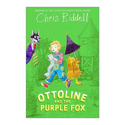 英文原版 Ottoline 4 Ottoline and the Purple Fox 胡椒罐大楼的小侦探 紫狐狸的午夜奇遇 儿童侦探推理小说 进口英语原版书籍