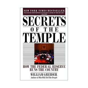 英文原版 Secrets of the Temple 美联储 威廉·格雷德 英文版 进口英语原版书籍