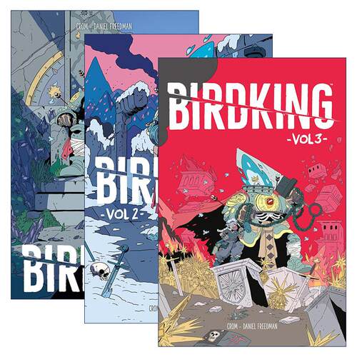 英文原版 Birdking 鸟之王系列1-3册 黑马漫画 奇幻冒险 Daniel Freedman 英文版 进口英语原版书籍