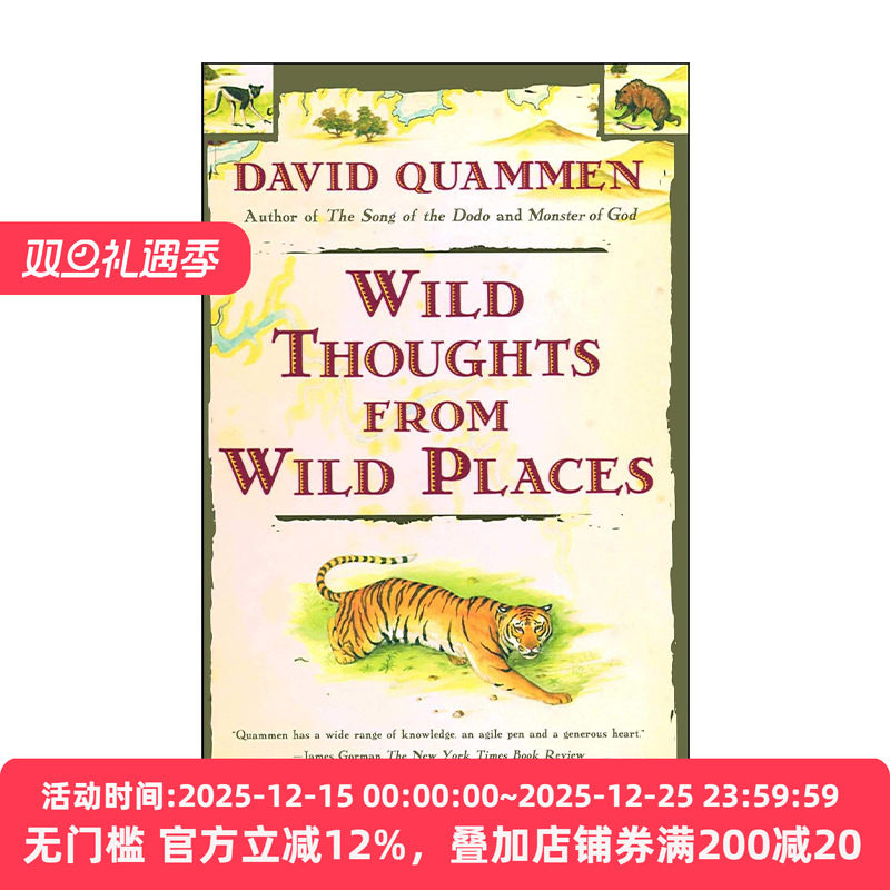 英文原版 Wild Thoughts from Wild Places 树在古拉旺荒原 哭泣 David Quammen 英文版 进口英语原版书籍