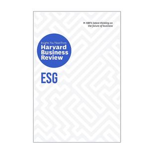 英文原版 ESG The Insights You Need from Harvard Business Review 环境 社会和公司治理 哈佛商业评论洞察力系列 进口英语书籍