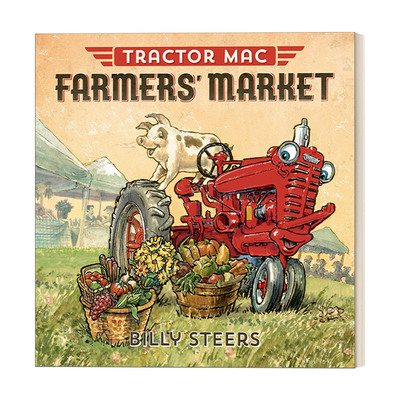 Tractor Mac Farmers' Market  红色大拖拉机麦克和农贸市场  精装绘本