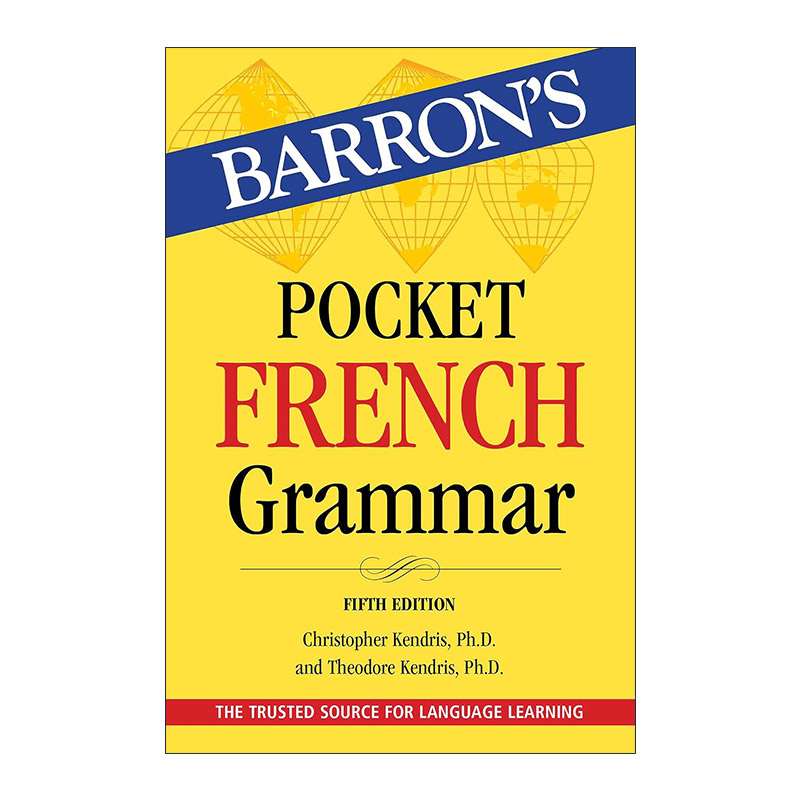 原版 Pocket French Grammar 巴朗口袋法语语法书 第5版 进口原版书籍