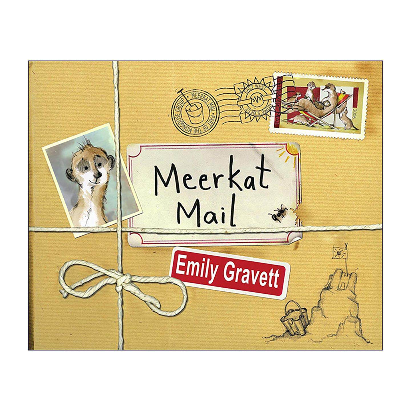 英文原版 Meerkat Mail 獴哥的信 精装绘本 Emily Gravett 英文版 进口英语原版书籍