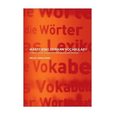 原版 Mastering German Vocabulary 掌握德语词汇 棘手词汇的实用指南 进口原版书籍
