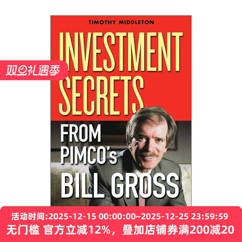 英文原版 Investment Secrets From Pimco's Bill Gross 比尔格罗斯的投资秘诀 英文版 进口英语原版书籍
