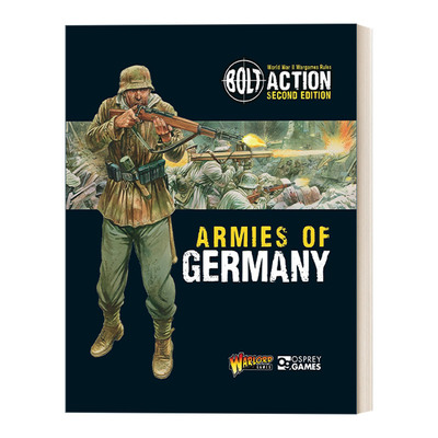 英文原版 Bolt Action: Armies of Germany 桌面战争兵棋 德国军队 英文版 进口英语原版书籍