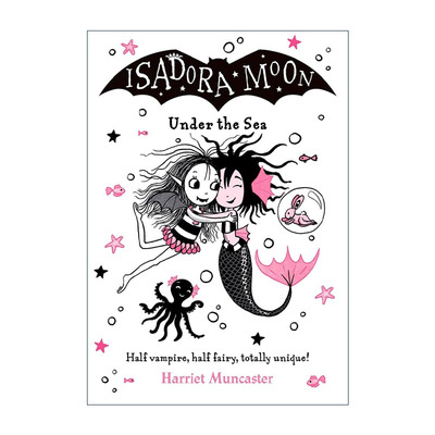 英文原版 Isadora Moon Under The Sea 伊莎多拉月亮章节小说 海底 英文版 进口英语原版书籍