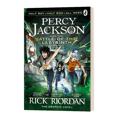 波西 杰克逊与迷宫之战 漫画版#4  Percy Jackson and the Battle of the Labyrinth The Graphic Novel 英文原版动漫读物书籍