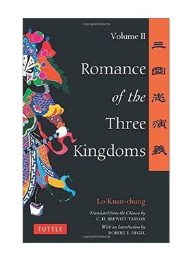 英文原版 Romance of the Three Kingdoms Volume 2 Tuttle Classics 三国演义 卷二 罗贯中 英文版 进口英语原版书籍