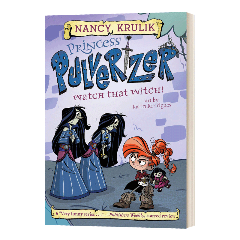Watch That Witch 5 粉碎机公主 当心那个女巫 Princess Pulverizer 英文原版儿童读物 进口英语书籍