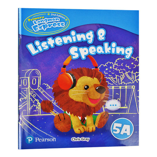 培生香港朗文小学英语教材 Primary Longman Express 5A Listening speaking 五年级上学期听说练习册 第二版 英文原版朗文快车PLE