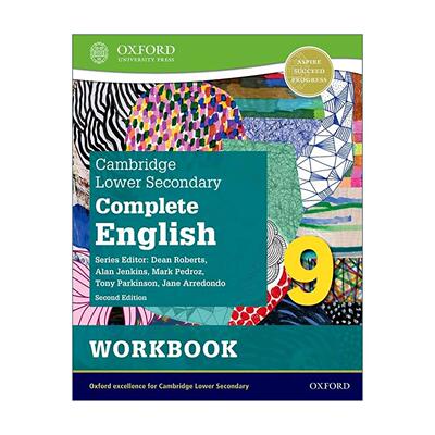 英文原版 Cambridge Lower Secondary Complete English Workbook 9 牛津剑桥初中教材 英语练习册9 第二版 进口英语原版书籍