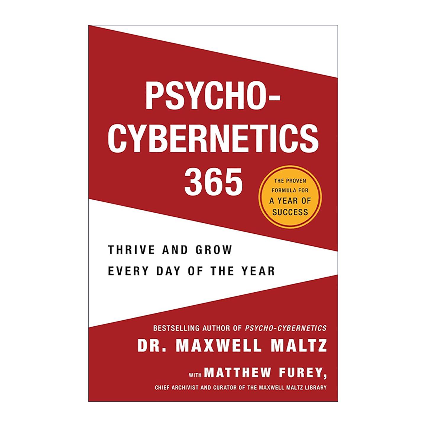 英文原版 Psycho-Cybernetics 365 心理控制方法 365个每日箴言 英文版 进口英语原版书籍
