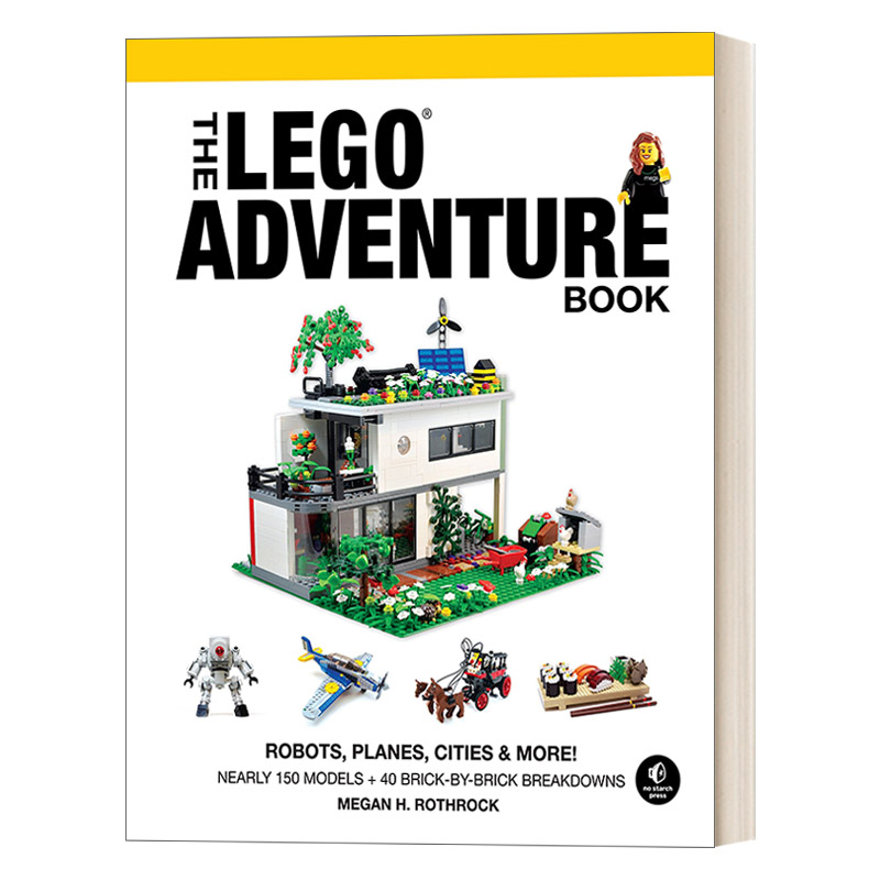 英文原版 The LEGO Adventure Book Vol. 3 乐高创意书系列3 机器人、飞机、城市等等! 乐高搭建技巧指南 英文版 进口英语原版书