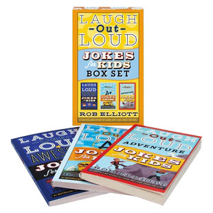 笑爆肚子的笑话3册盒装 Laugh Out Loud Jokes for Kids 3 Book Box Set 英文原版儿童英语课外阅读章节书 进口文学书籍