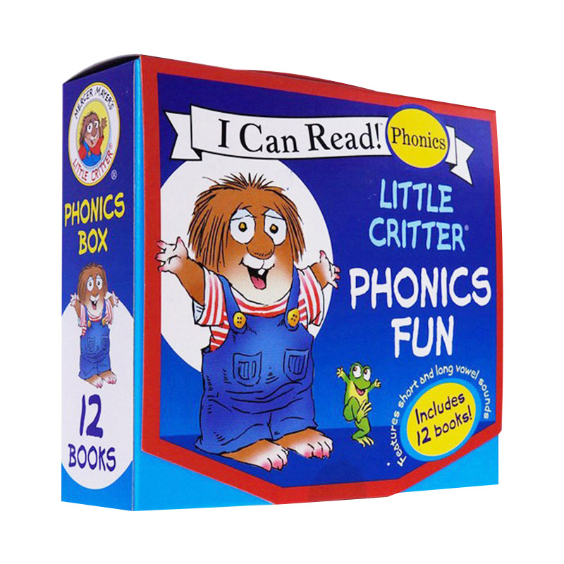 小毛人小怪物自然拼读盒装 Little Critter Phonics Fun 英文原版儿童读物 进口英语书籍