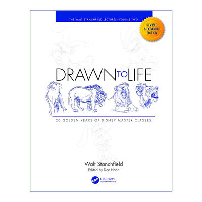 英文原版 Drawn to Life 20 Golden Years of Disney Master Classes 迪士尼动画黄金圣典卷2 第2版 英文版 进口英语原版书籍