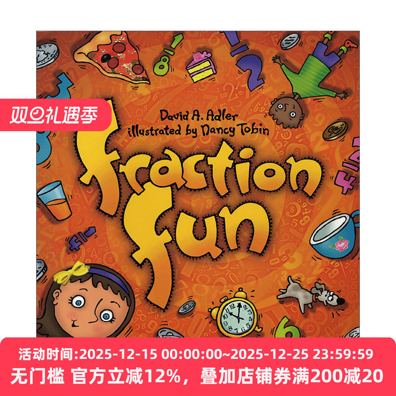 Fraction Fun 分数乐趣 儿童数学启蒙认知绘本 Nancy Tobin