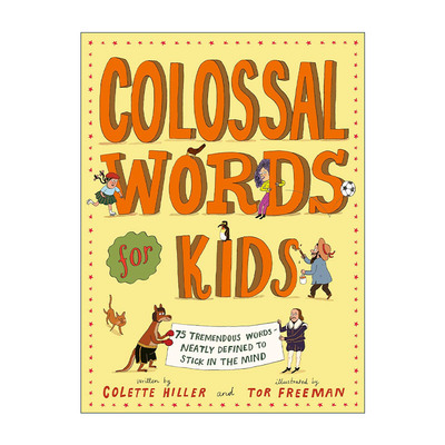 英文原版 Colossal Words for Kids 读诗学词汇 儿童诗歌 彩色幽默插图 英文版 进口英语原版书籍