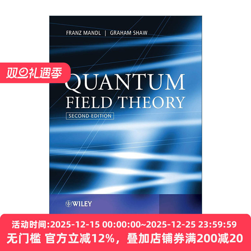 英文原版 Quantum Field Theory 量子场论 第2版 F. Mandl 英文版 进口英语原版书籍