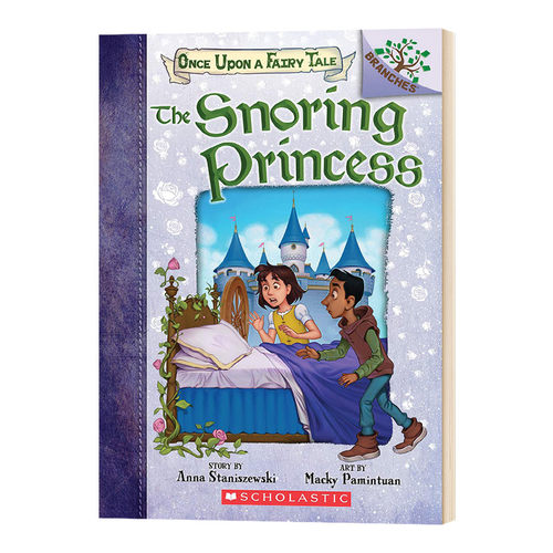 学乐大树系列 冰雪公主童话故事 打呼噜的公主 Once Upon a Fairy Tale The Snoring Princess 英文原版儿童读物 进口英语书籍