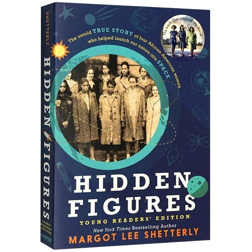 隐藏人物 Hidden Figures 英文原版人物传记 NASA无名英雌 青少年读物 电影原著小说 励志历史故事童书