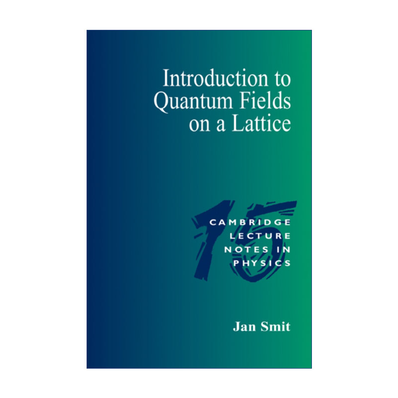 英文原版 Introduction to Quantum Fields on a Lattice晶格量子场导论剑桥物理学讲义系列英文版进口英语原版书籍