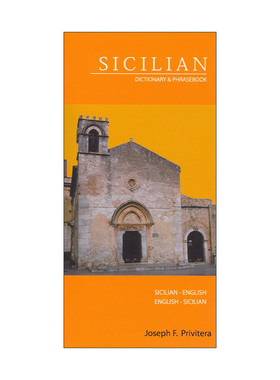 英文原版 Sicilian-English English-Sicilian Dictionary and Phrasebook 西西里语-英语双解词典与常用语手册 进口英语原版书籍