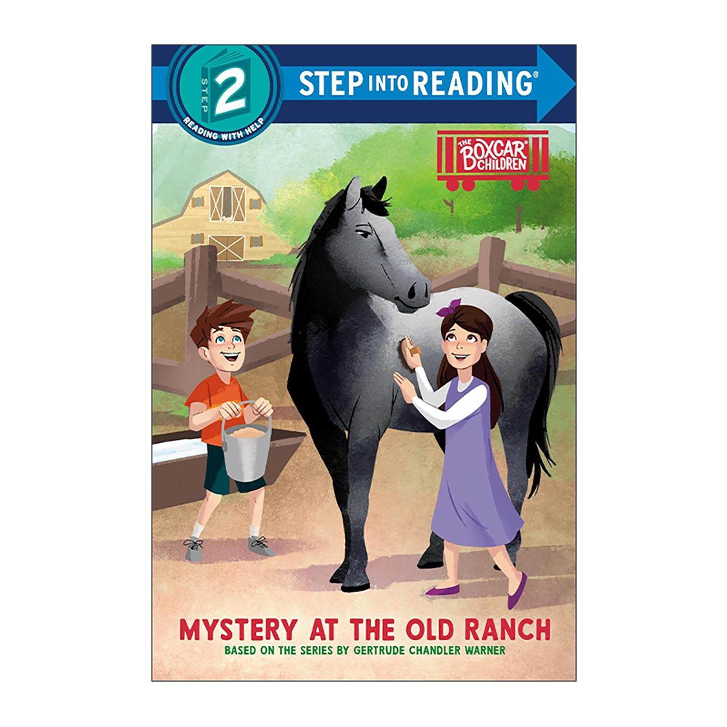 英文原版 Step into Reading 2 Mystery at the Old Ranch Boxcar Children Early Reader 古老牧场之谜 棚车少年系列 英文版