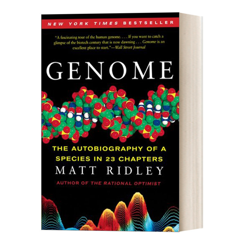 英文原版 Genome The Autobiography of a Species in 23 Chapters 基因组 生命之书23章 英文版 进口英语原版书籍