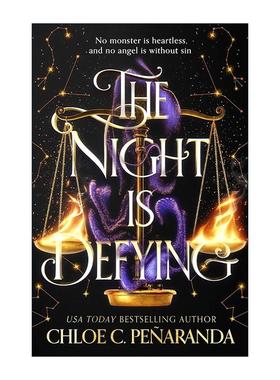 英文原版 The Night is Defying 夜晚正在反抗 黑暗奇幻浪漫小说 夜陨三部曲2 Nytefall Trilogy 英文版 进口英语原版书籍