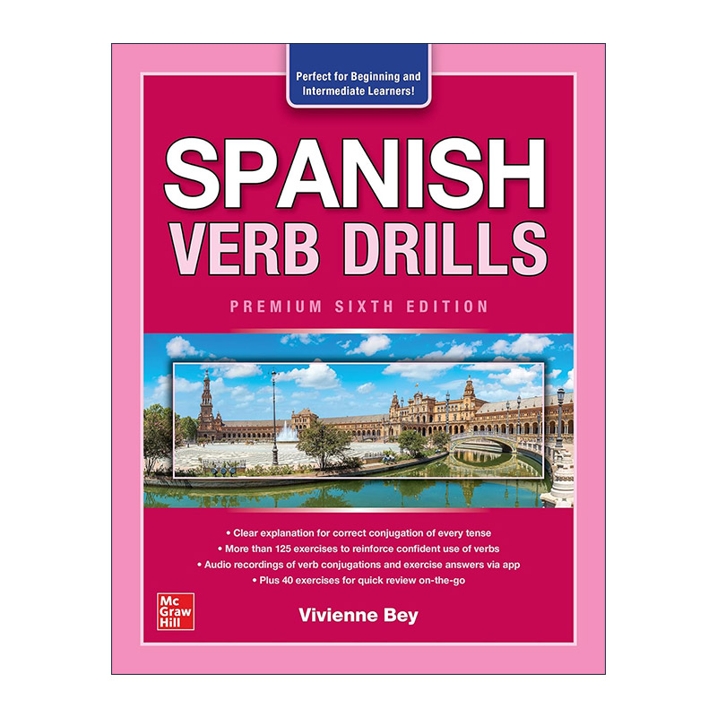 原版 Spanish Verb Drills 西班牙语动词训练 第6版 进口原版书籍