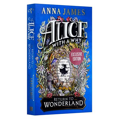 英文原版 Alice with a Why 爱丽丝梦游仙境后传 精装刷边收藏版 Anna James儿童奇幻小说 英文版 进口英语原版书籍