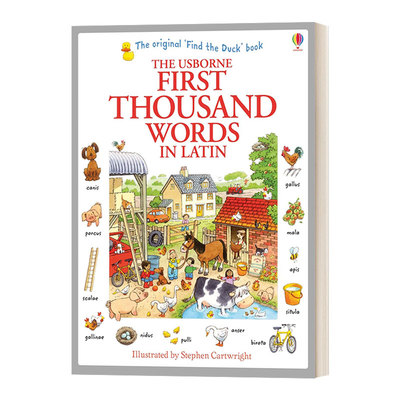 英文原版 First Thousand Words in Latin 1000个拉丁词 英文版 进口英语原版书籍